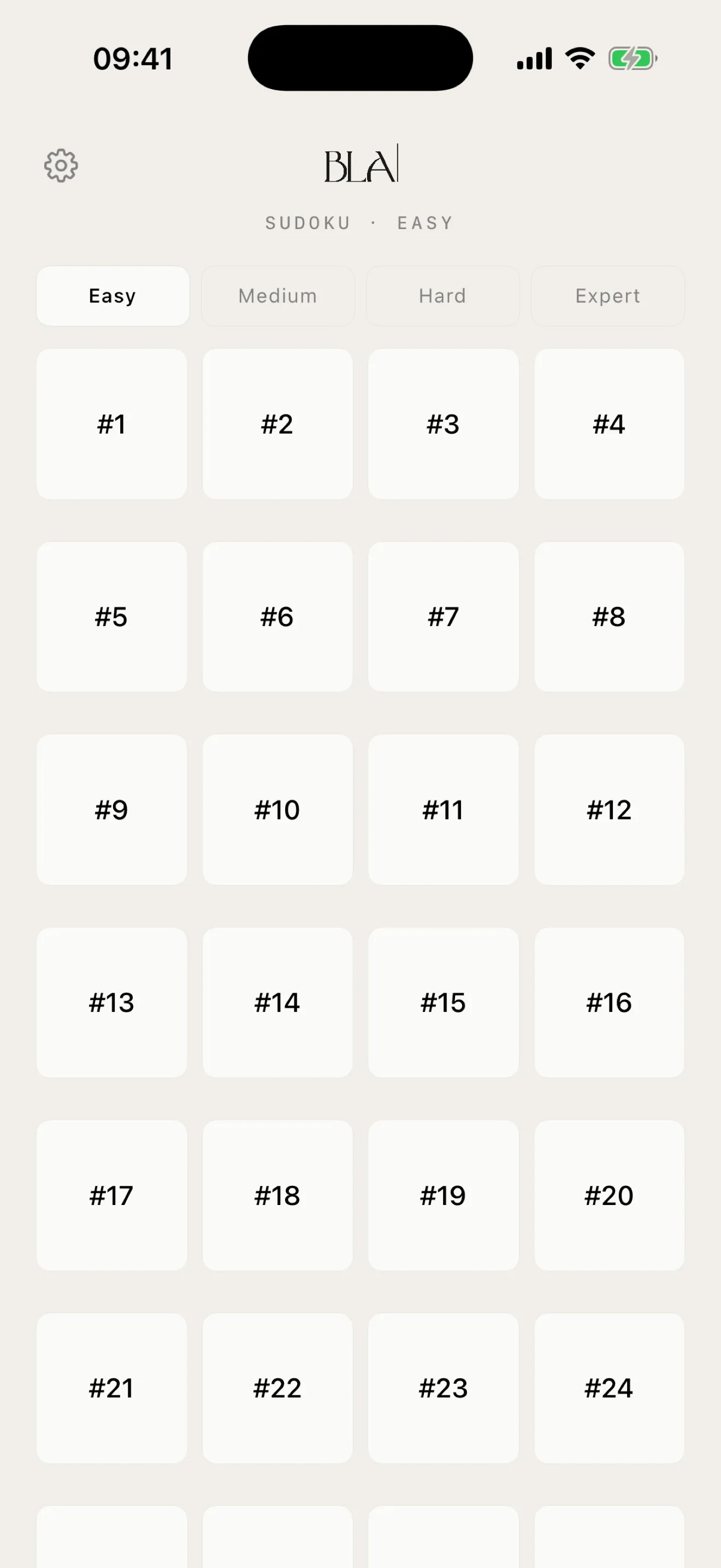 Sudoku BLA in English, screenshot 1 of 13