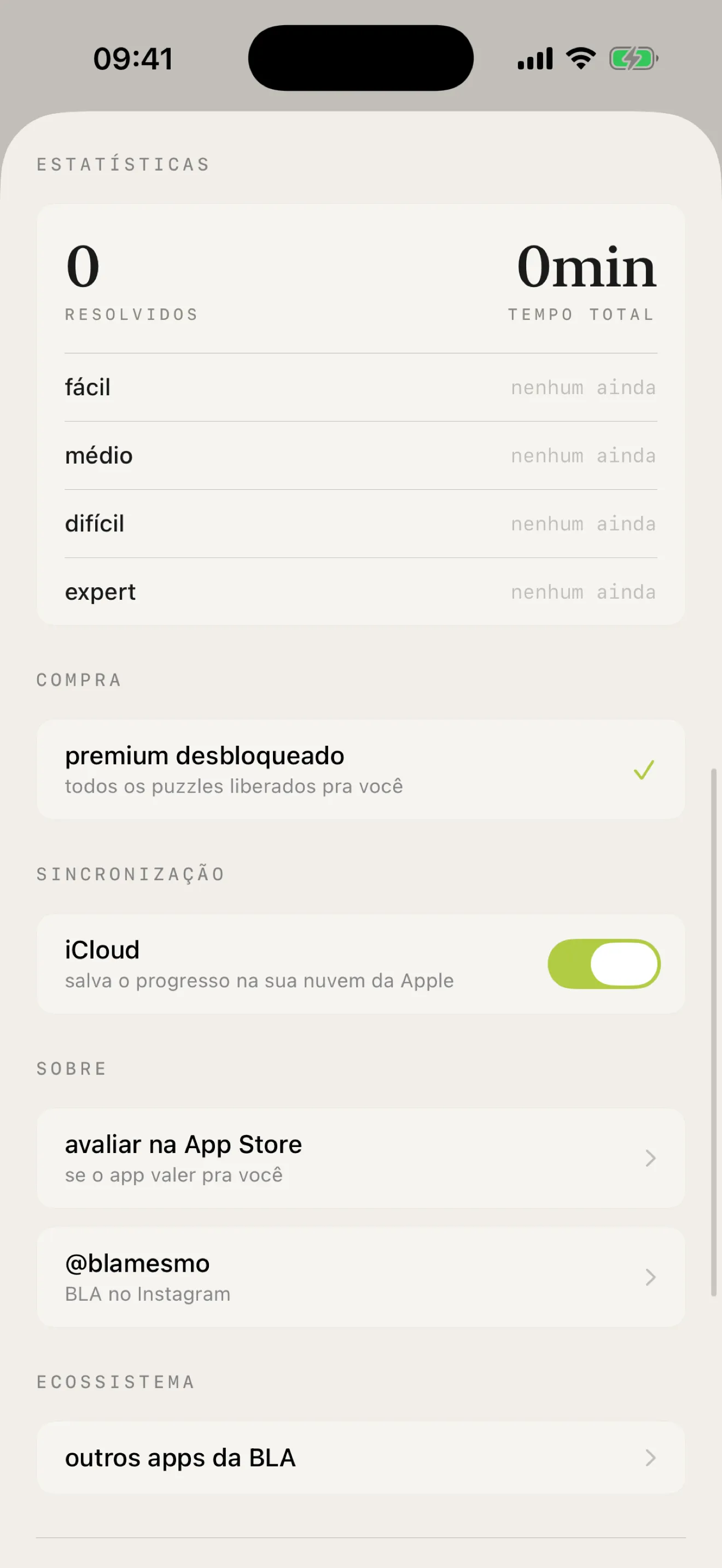 Sudoku BLA em português, captura de tela 4 de 13
