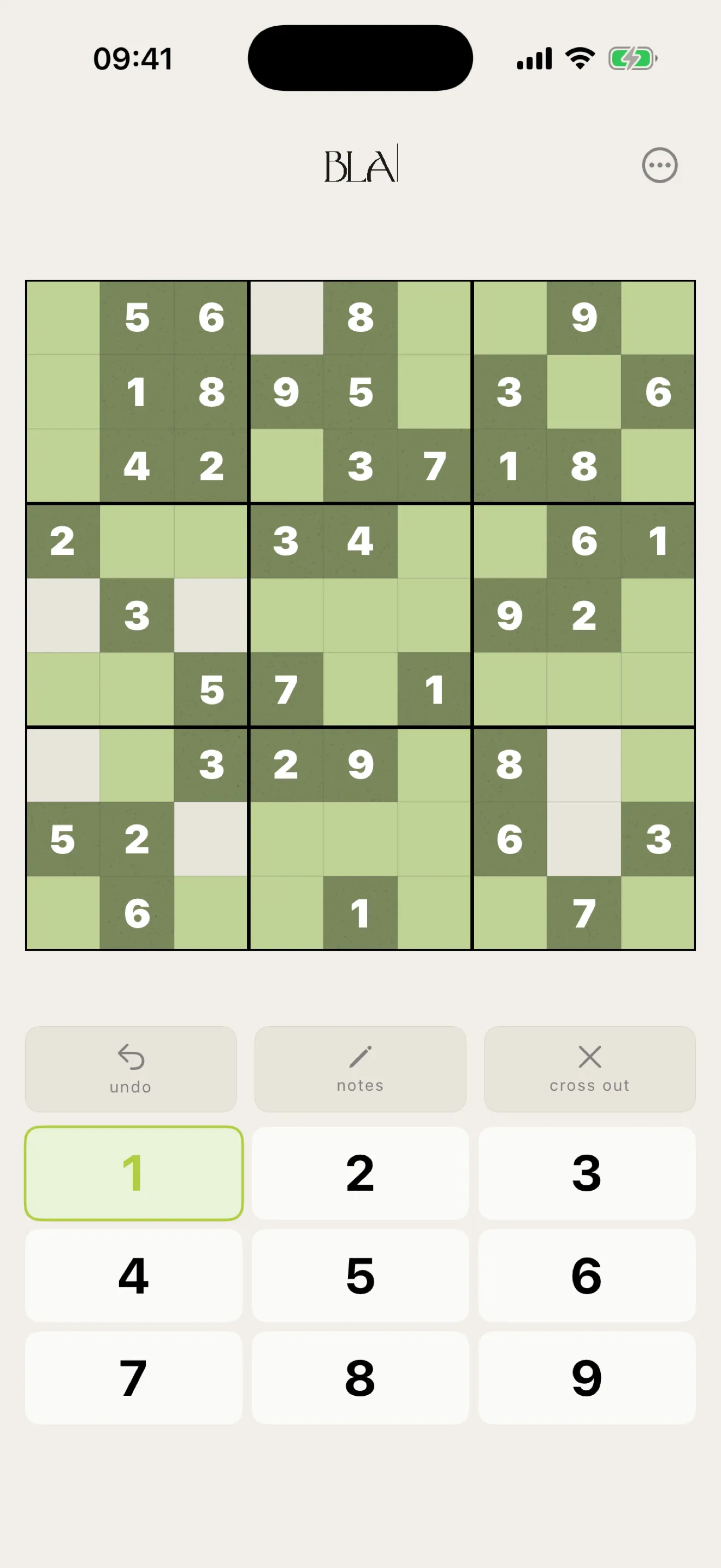 Sudoku BLA in English, screenshot 7 of 13